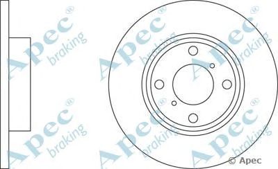 APEC BRAKING dsk2110 -  Тормозной диск